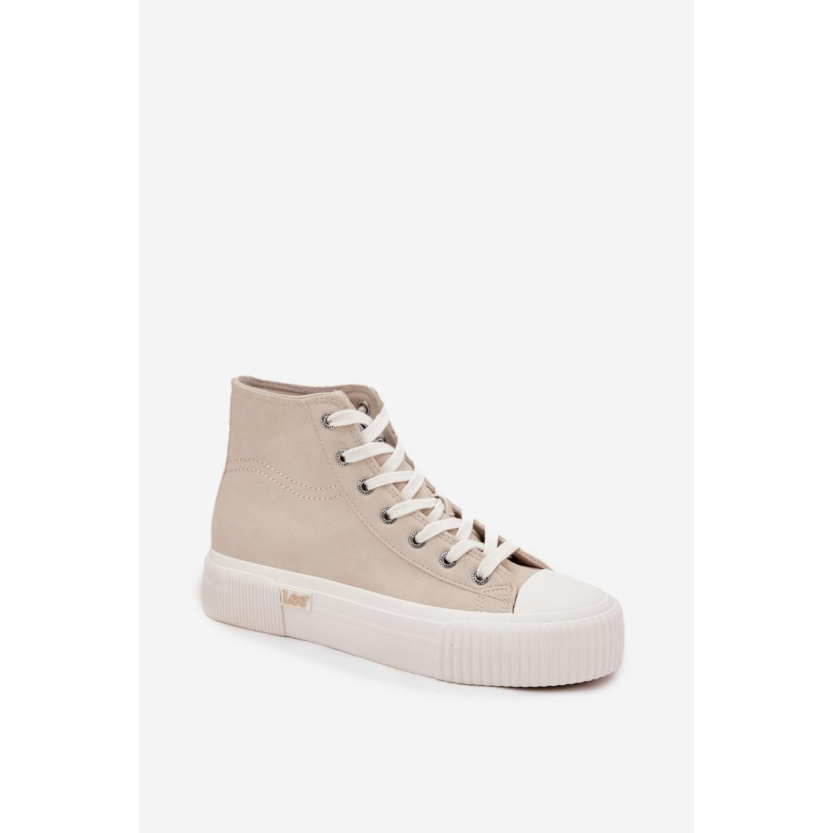 Dámske tenisky Na platforme LEE 50253002.35E ISLA WOMEN MID Béžové