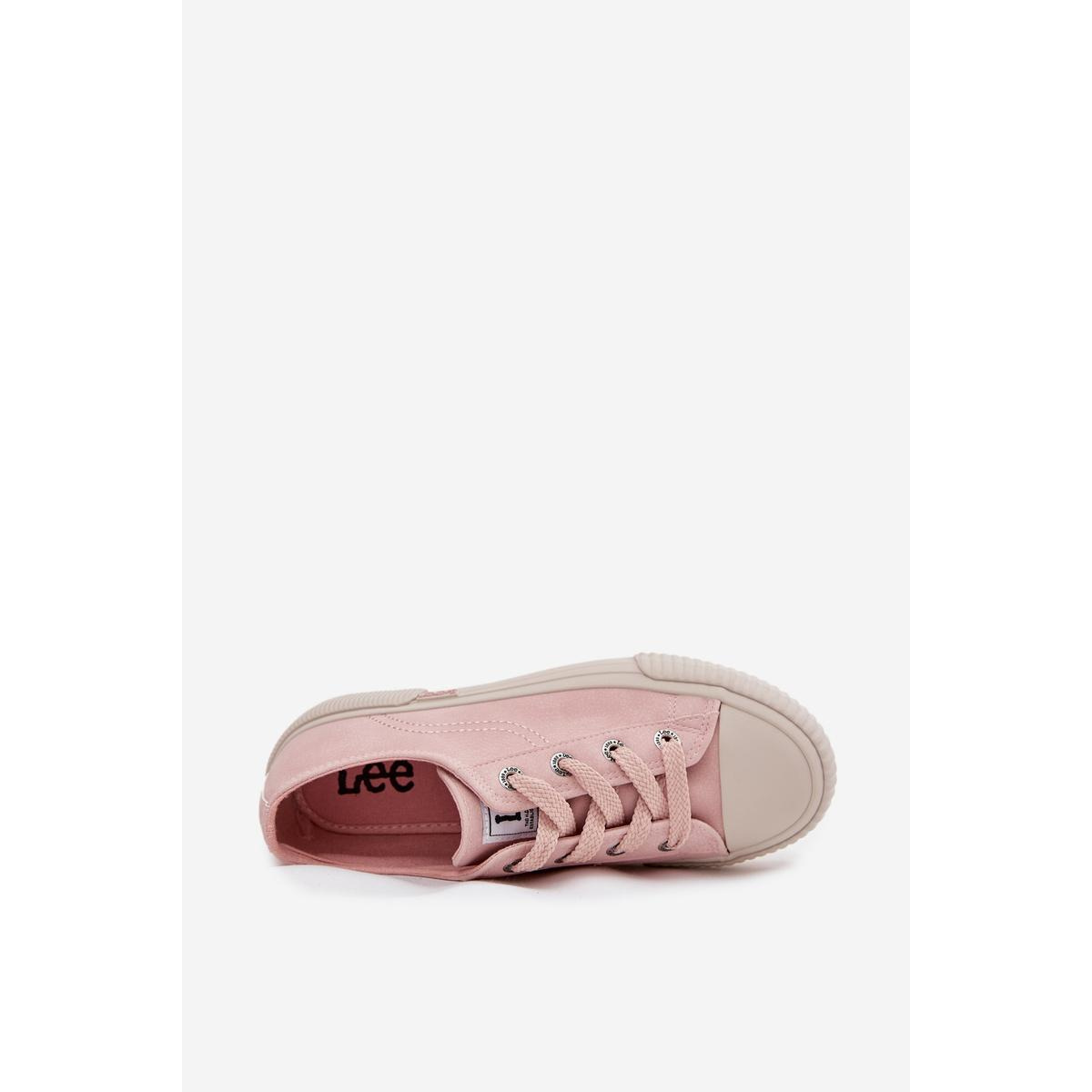 Dámske tenisky na platforme LEE ISLA C WOMEN LOW 50253001.78E Ružové - Odtiene ružovej