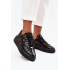 Lakovane dámske sneakers na platforme Lee Cooper LCJ-25-09-3870 Čierne