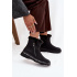 Dámske snehule na platforme s kožušinou Čierne Briselle - Čierna
