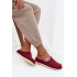 Dámske papuče s kvetom Inblu CS000043 Bordeaux - Odtiene ružovej