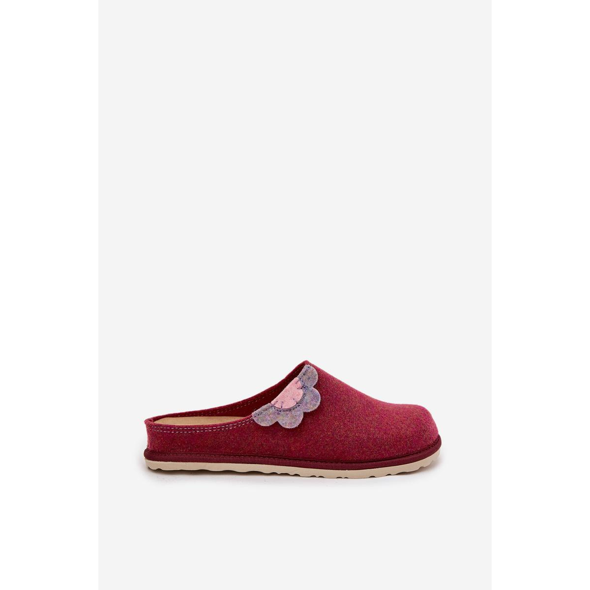 Dámske papuče s kvetom Inblu CS000043 Bordeaux - Odtiene ružovej