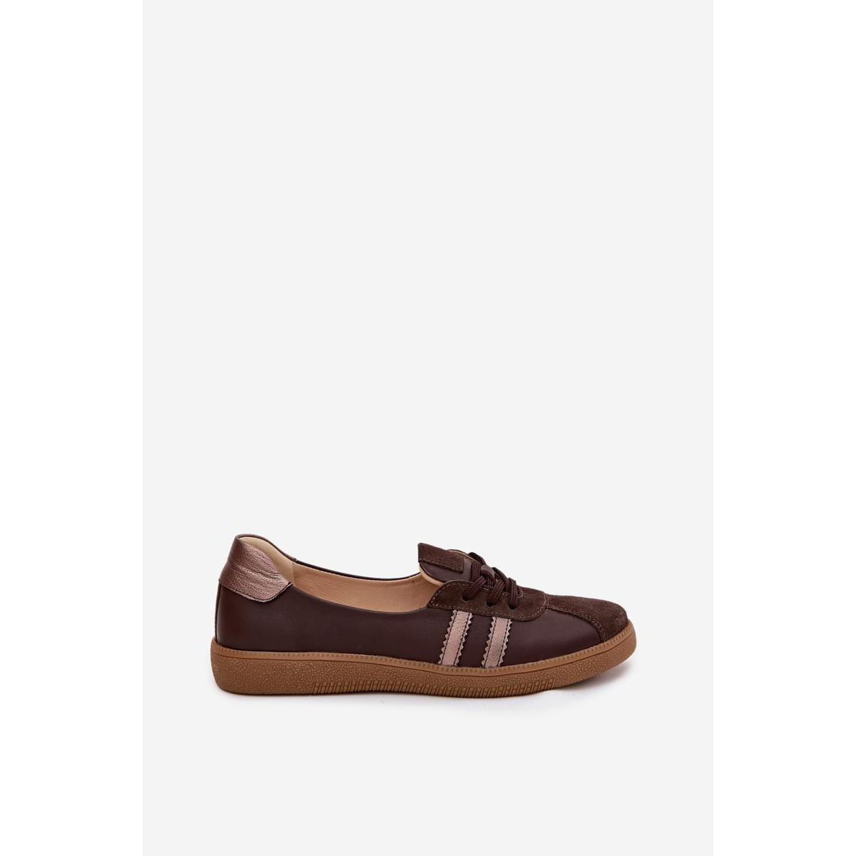 Kožené semišové dámske barefoot topánky Zazoo N1341 čokoládové - Odtiene hnedej a béžovej