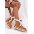 Ženské snehové topánky z prírodného semišu Lee Cooper LCJ-25-01-3738 Camel