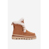 Ženské snehové topánky z prírodného semišu Lee Cooper LCJ-25-01-3738 Camel