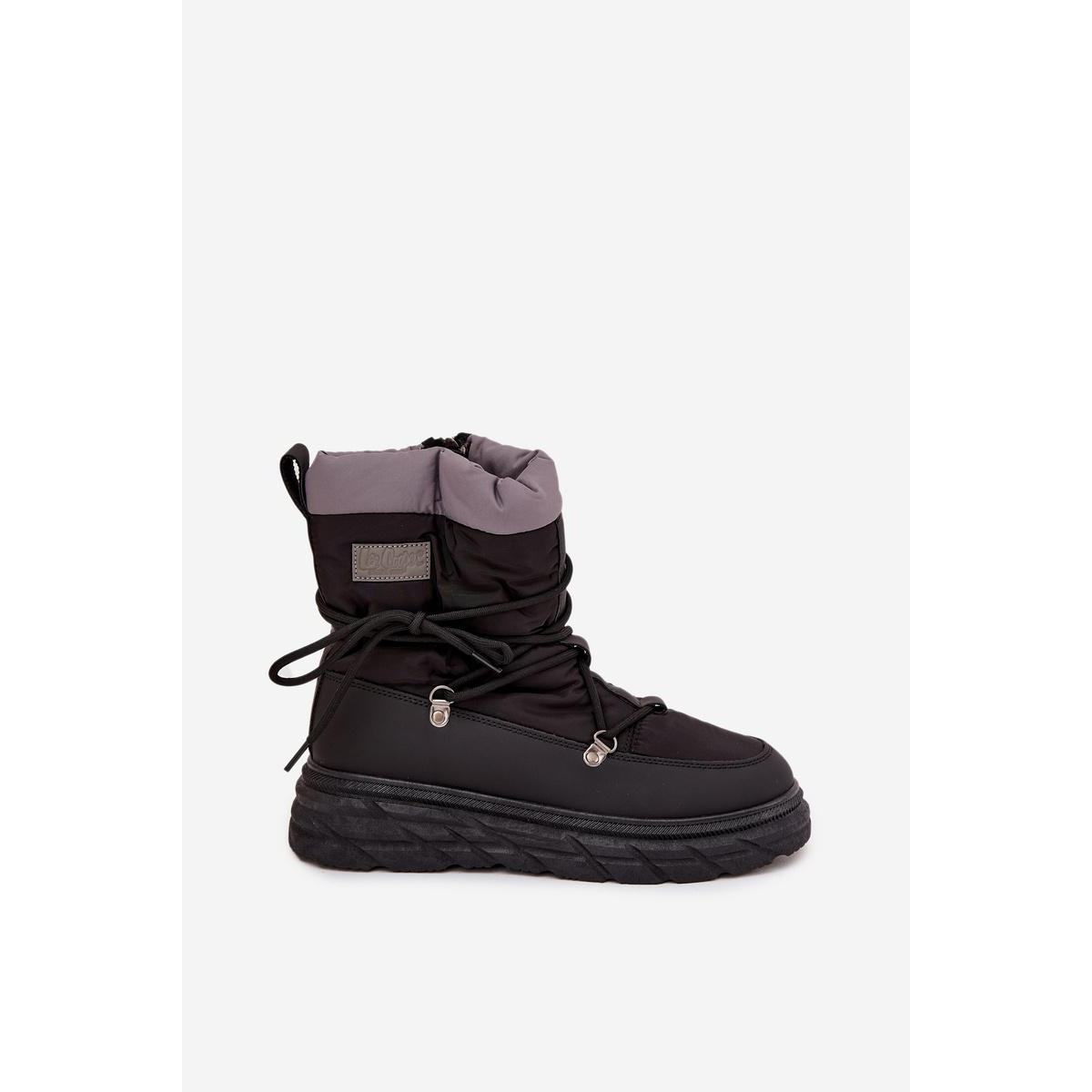 Dámske zimné čižmy na zips Lee Cooper LCJ-25-44-3930 Čierne - Čierna