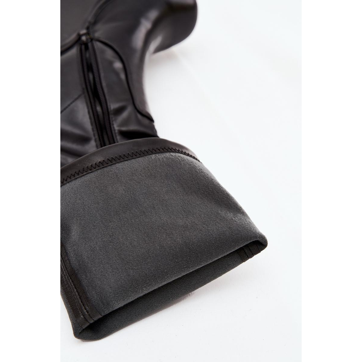 Dámske členkové topánky na platforme Čierne Terisse