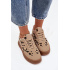 Dámske tenisky na platforme Panterka béžové Denissa - Béžová