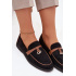 Mokasíny Loafers Ženy Z Eko Semiše Čierne Darwen - Čierna