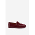 Mokasíny Loafers Ženy Z Eko Semišu Bordeaux Darwen - Odtiene červenej